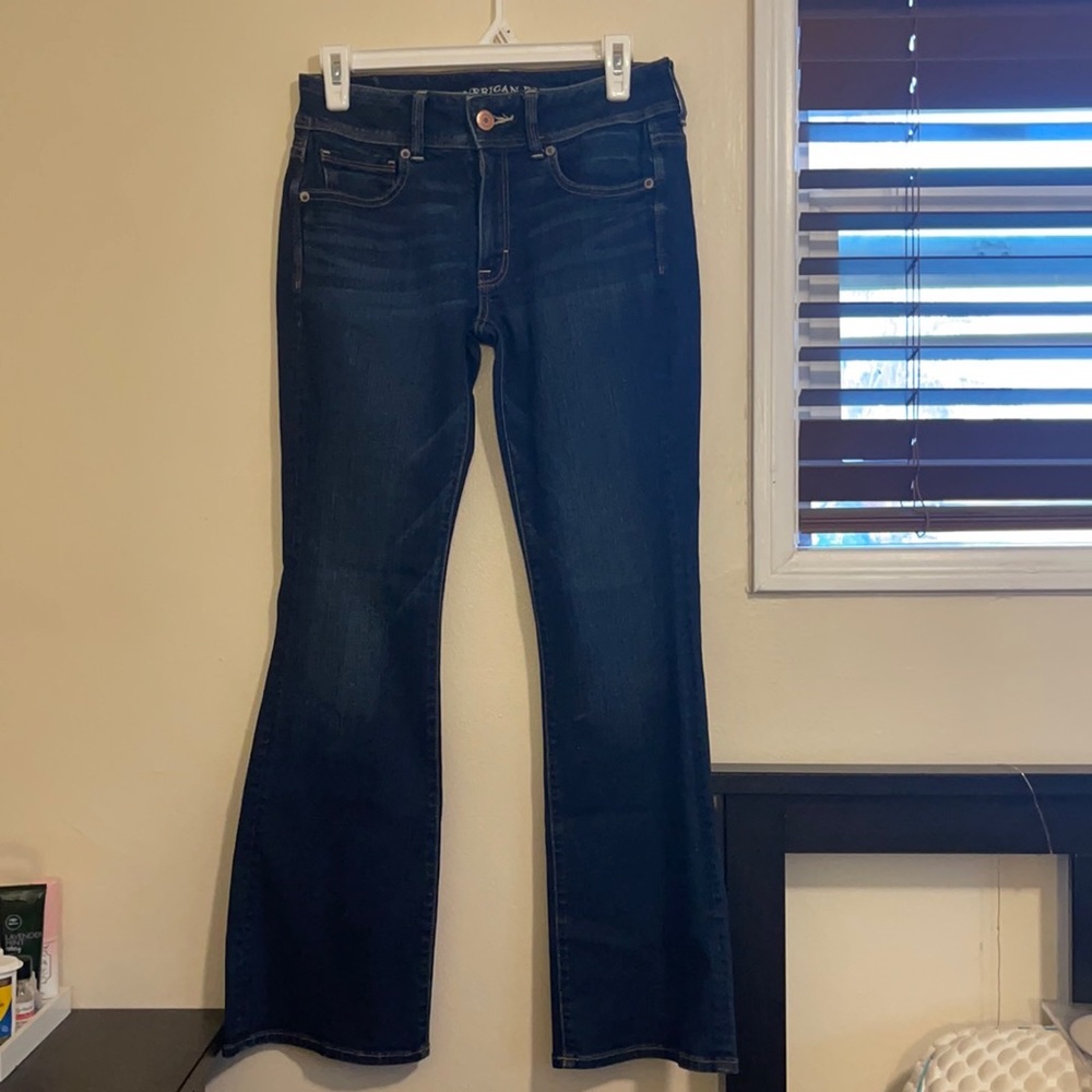 2nd pair available American Eagle Flare jeans